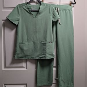 Figs Women's Top in Sage Green